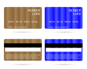 member card, business VIP card, design for privilege member,vector