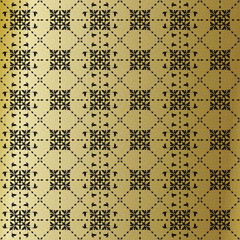 モノグラム　ヨーロッパ風　シームレスパターン