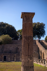 Fototapeta na wymiar Pompeii, ancient Roman city in Italy