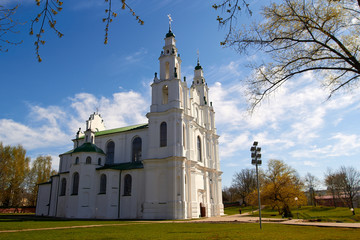 Fototapeta premium Saint Sophia Cathedral church. Polotsk city, Belorussia