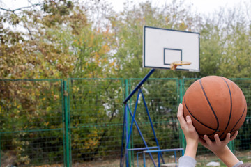 Young Basketball man player relaxing