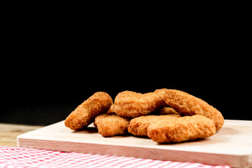 fried Chicken nuggets on table