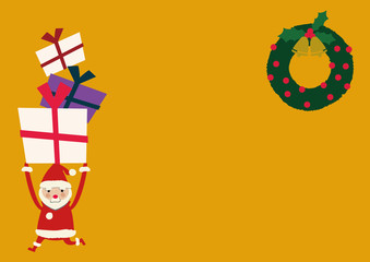サンタクロース　クリスマスのイメージ
