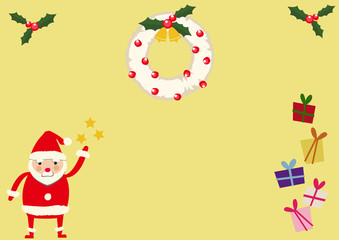 サンタクロース　クリスマスのイメージ