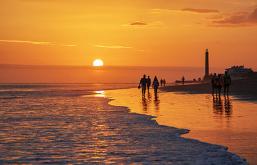 Sonnenuntergang, Maspalomas