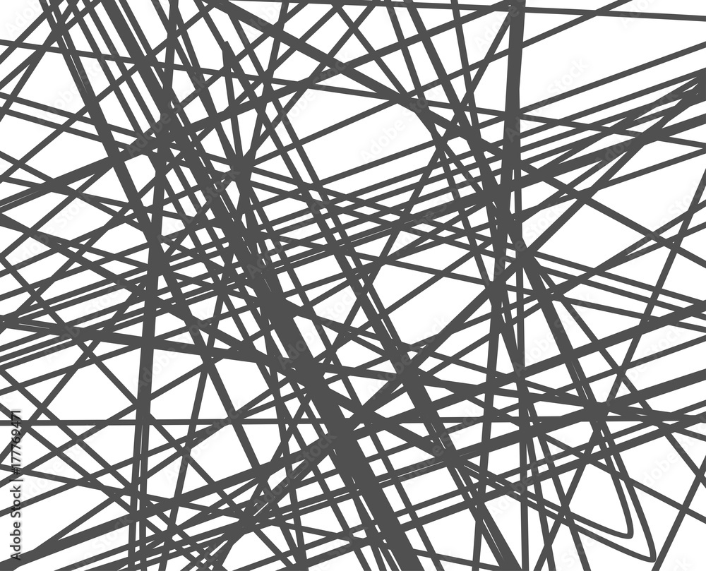 Poster random lines background. abstract stripes.