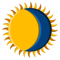 Sun and moon icon