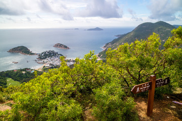 Dragon 's Back mountain trail, best urban hiking trail in Hong Kong