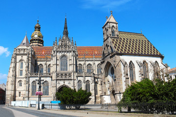Fototapeta na wymiar St. Elizabeth Cathedral, Kosice, Slovakia
