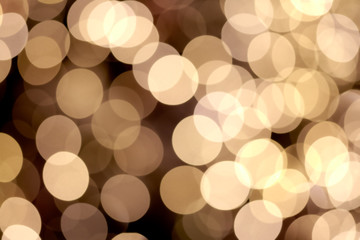 Gold abstract bokeh background