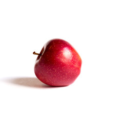 delicious red apple on a white background, isolate food photo
