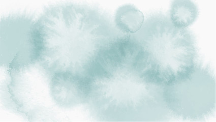 blue snow flake tone color abstract vector background, look like watercolor drop style