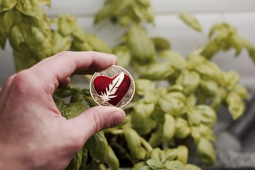 Cryptocurrency feather coin