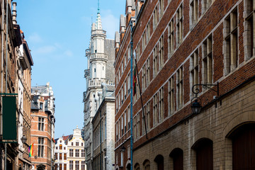 Obraz premium ancient buildings at Brussels, Belgium