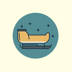 Merry christmas icons and elements design