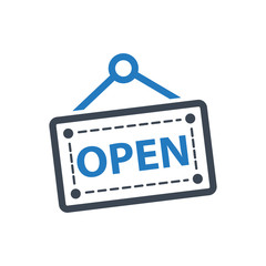 Open Sign Icon