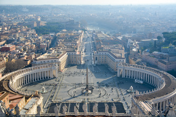 Fototapeta na wymiar St. Peter's place, Vatican