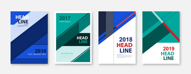 Abstract vector of annual report minimal cover or poster design template.Vector illustration.
