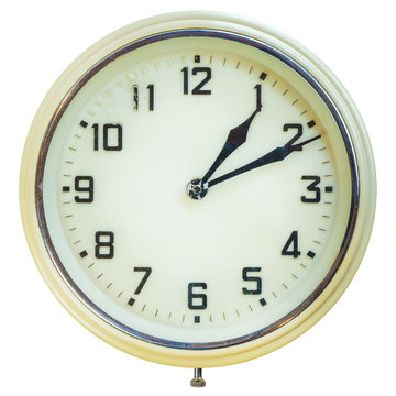 Vintage plastic electric clock