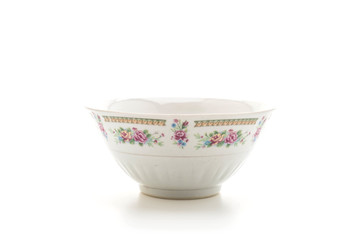 bowl on white background