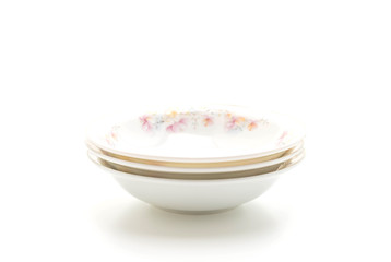 bowl on white background