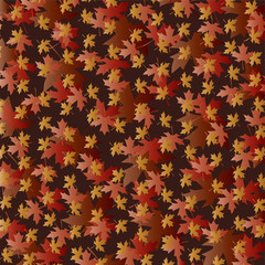 overlapping gradient leaf pattern