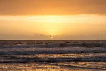 Golden sunset at Kogelbay South Africa