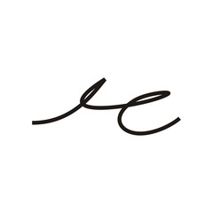 MC logo initial letter design template vector