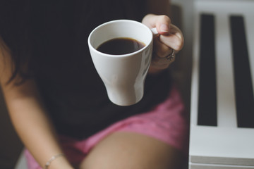 morning coffee at home