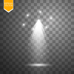 Vector Spotlights. Scene. Light Effects