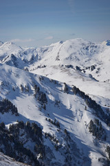Fototapeta na wymiar Turracher Höhe in Austrian Alps in winter
