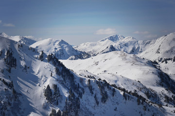 Fototapeta na wymiar Nock mountains, Turracher Höhe part of the Alps