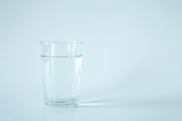 Water isolated on white background