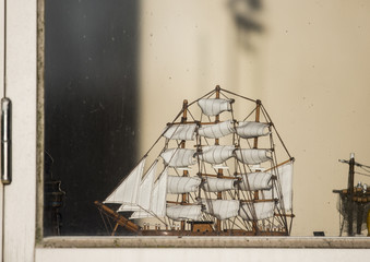 the ship in the window