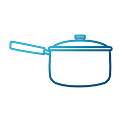 Pot kitchen utensil icon vector illustration graphic design