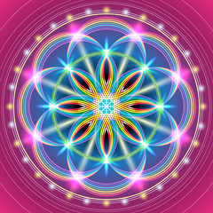 Sacred Geometry Flower