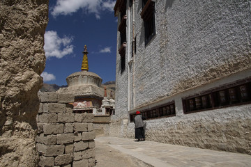 Buddhist stupa and chorten