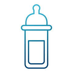 Feeding bottle isolated icon vector illustration graphic design