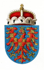 Coat of arms of Moravia (Austro-Hungarian Empire) (from Meyers Lexikon, 1896, 13/298/299)