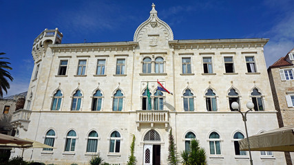 Fototapeta premium old town of croatian city trogir