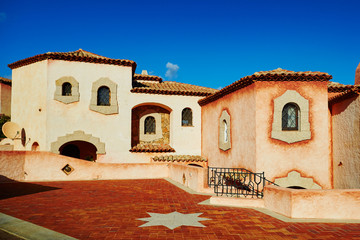Traditional houses on Sardinia, Italy