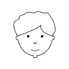 man face  vector illustration