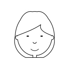 woman face  vector illustration