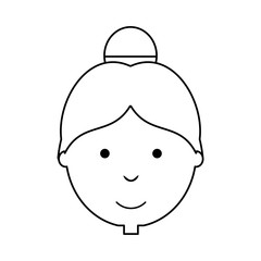 woman face  vector illustration