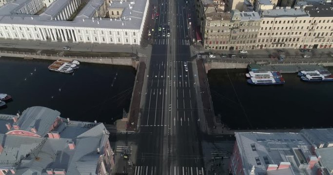 Nevsky prospect, aerial