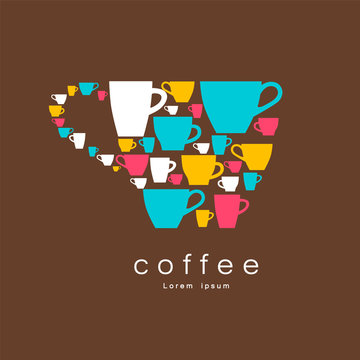 Coffee cup. Vector illustration.