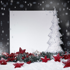 Weihnachtlicher Hintergrund mit Weihnachtsbaum