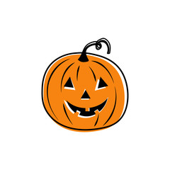 Pumpkin halloween icon