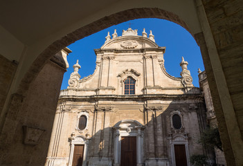 Monopoli (Italy) - A white city on the the sea with port, province of Bari, Apulia region, southern...