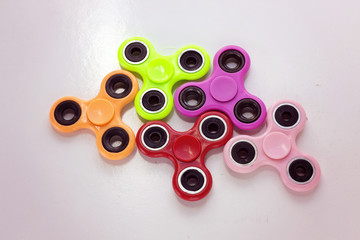 five multicolors fidget finger spinner 